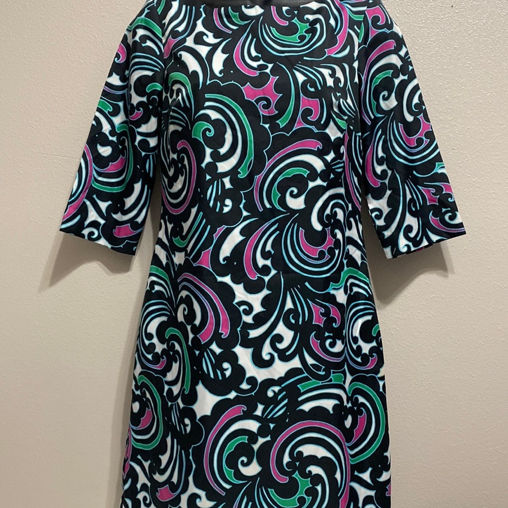 Banana Republic paisley print 3/4 sleeves dress